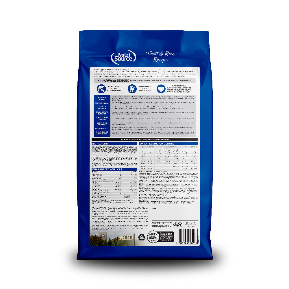 NutriSource Dog TRO BRN RC 26#