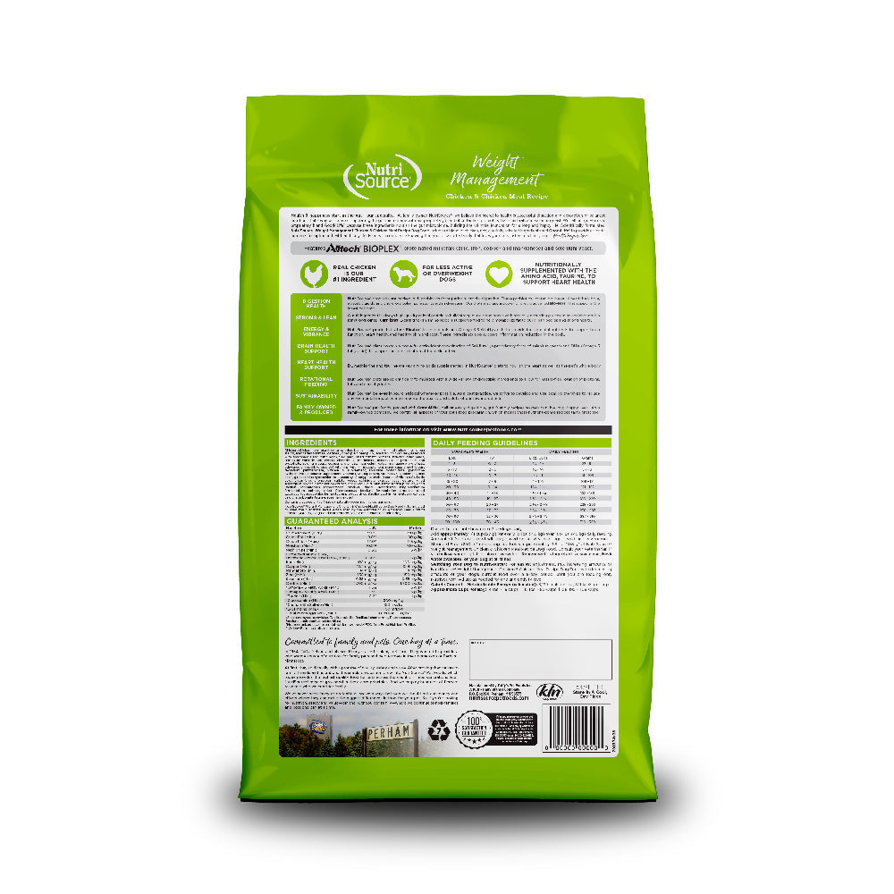 NutriSource Dog WTMGMT Chicken RC 26#
