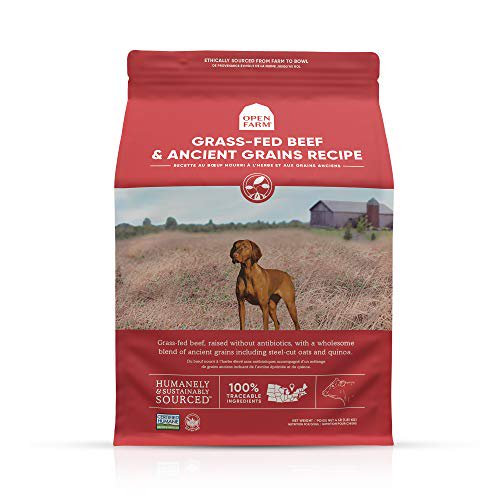 Open Farm Dog Grass-Fed Beef & Ancient Grains Dry Food 4LB