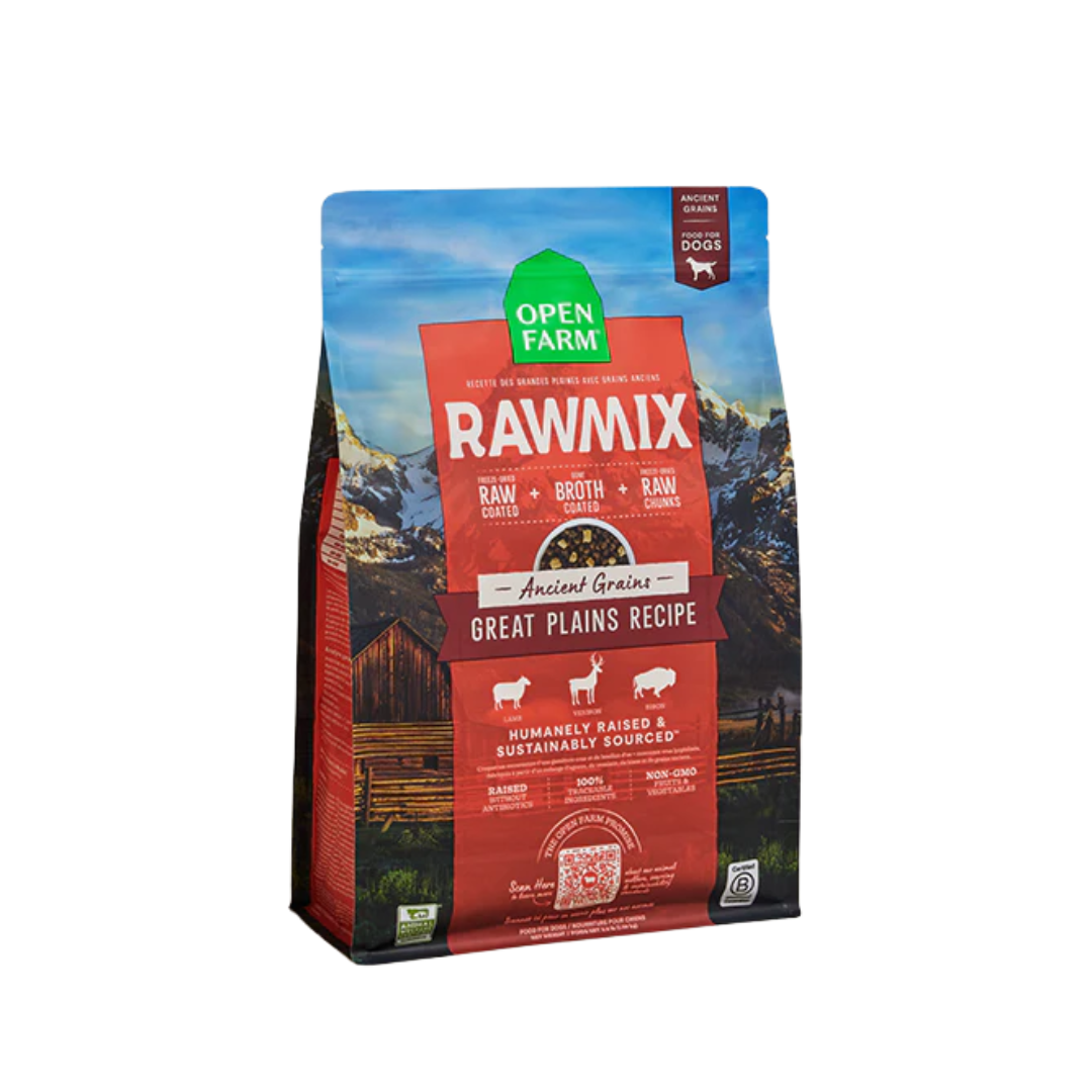 Open Farm RawMix Great Plains Ancient Grains Dry Dog Food - 3.5 lb