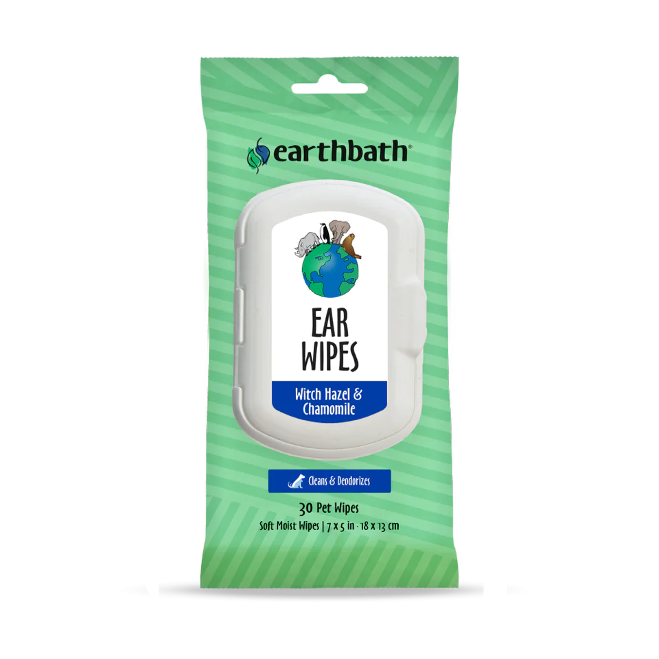 earthbath Ear Wipes - Cucumber & Chamomile 30CT