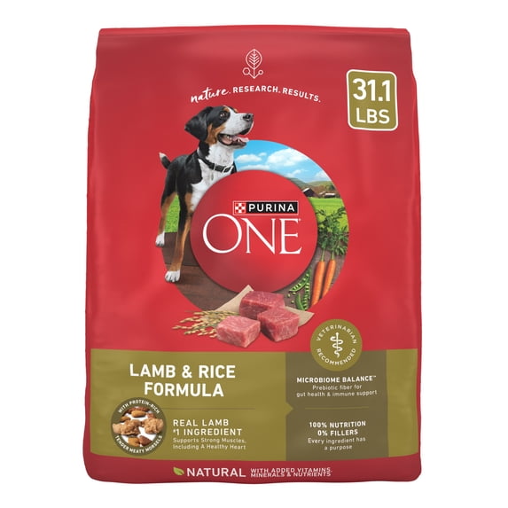 Purina ONE SmartBlend Lamb & Rice Formula Dry Dog Food - 31.1 lb
