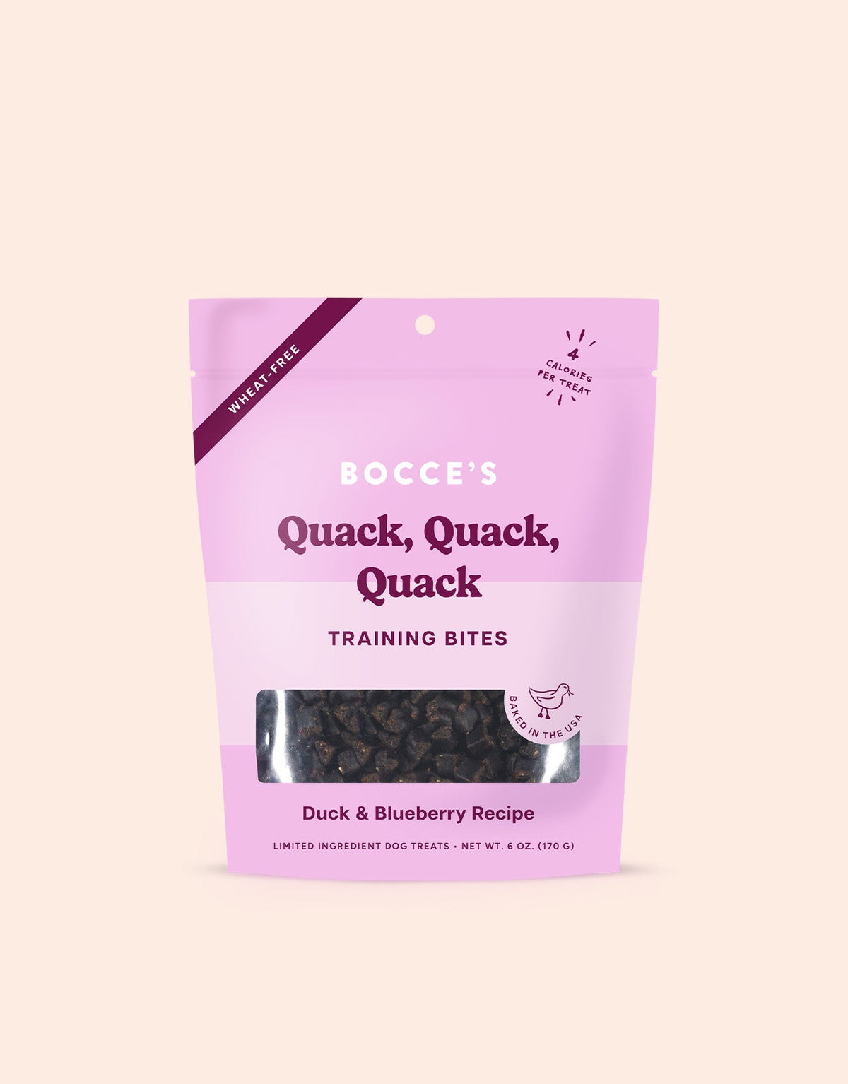 Bocce's Bakery Dog TRAIN QCK QCK 6OZ
