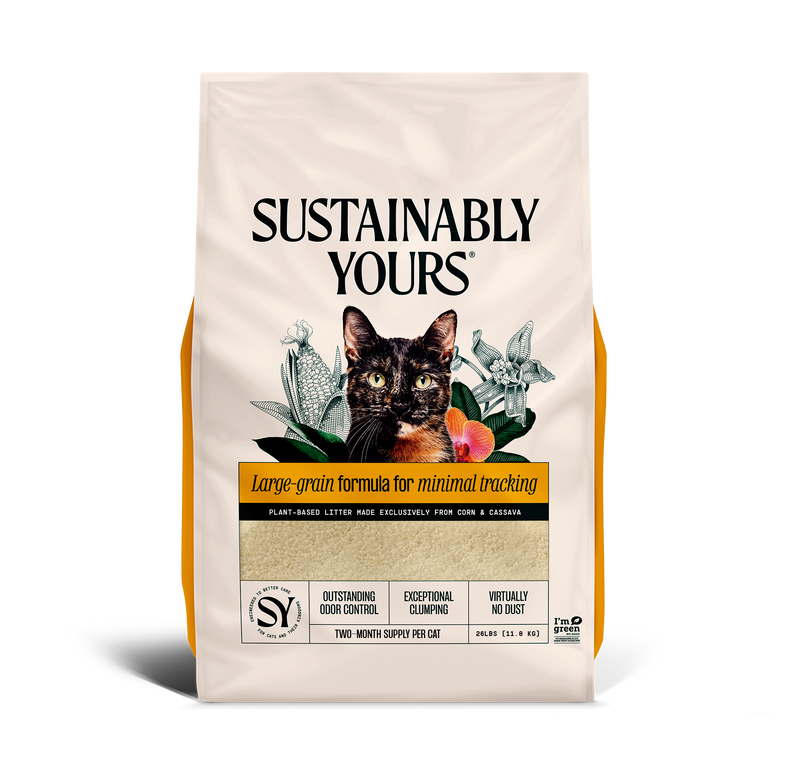 Sustainably Yours Large Grain Natural Cat Litter - 26LB