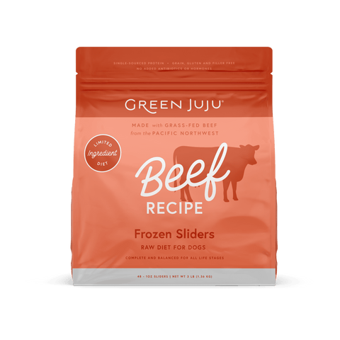 Green Juju Beef Recipe Frozen Raw Sliders - 3LB