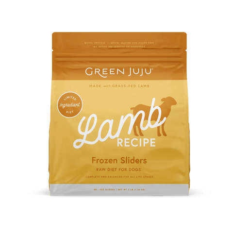 Green Juju Lamb Recipe Frozen Raw Sliders - 3LB