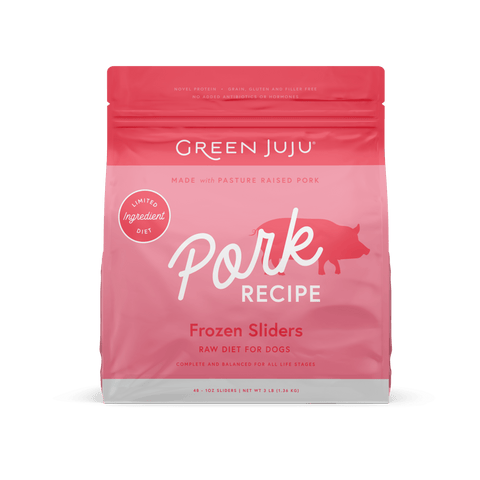 Green Juju Pork Recipe Frozen Raw Sliders - 3LB