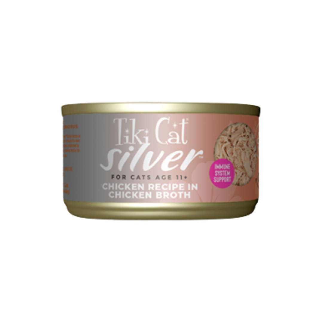 Tiki Cat Silver Chicken Senior Wet Cat Food - 2.4 oz