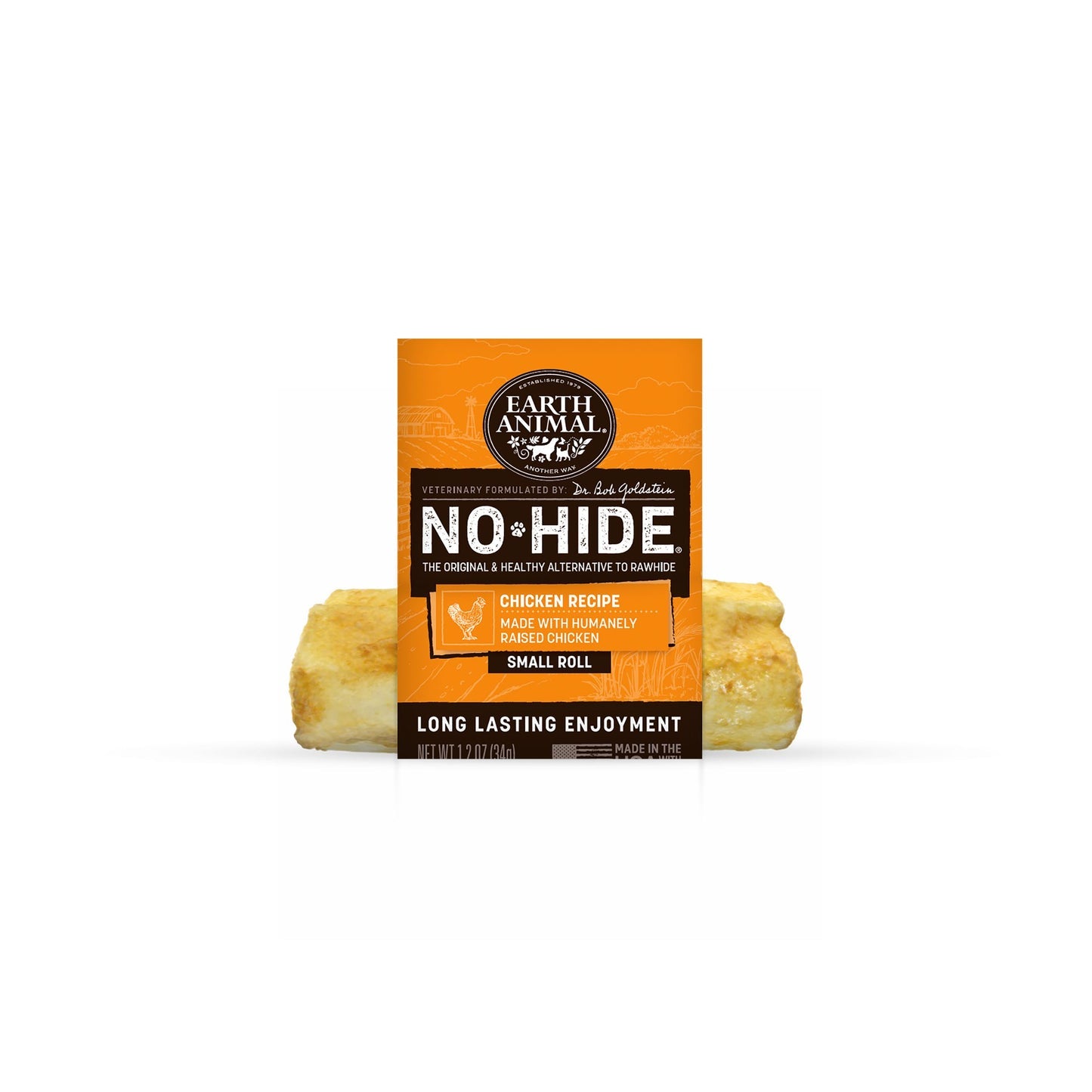 Earth Animal No-Hide Chicken Roll - Small