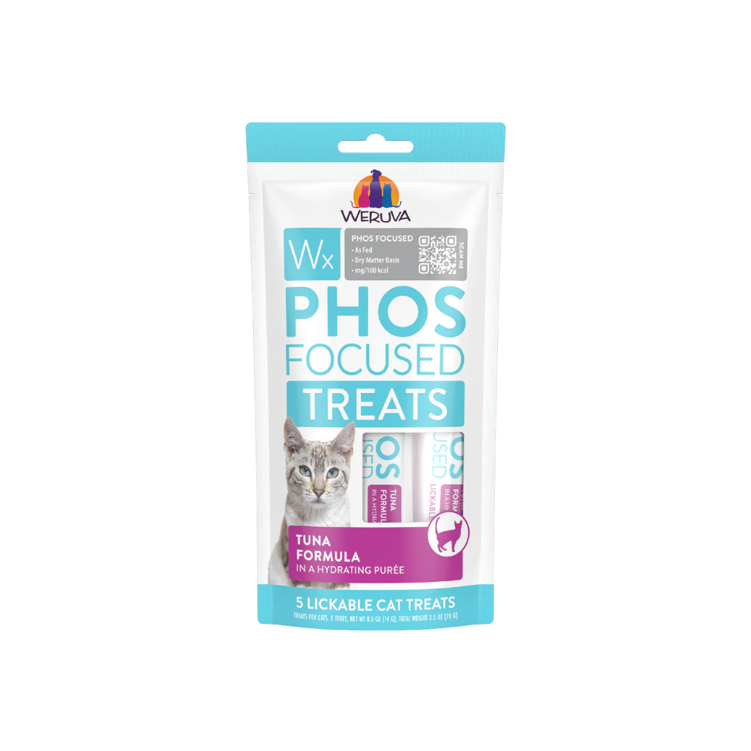 Weruva Wx Phos Focused Tuna Lickable Cat Treats - 5 ct