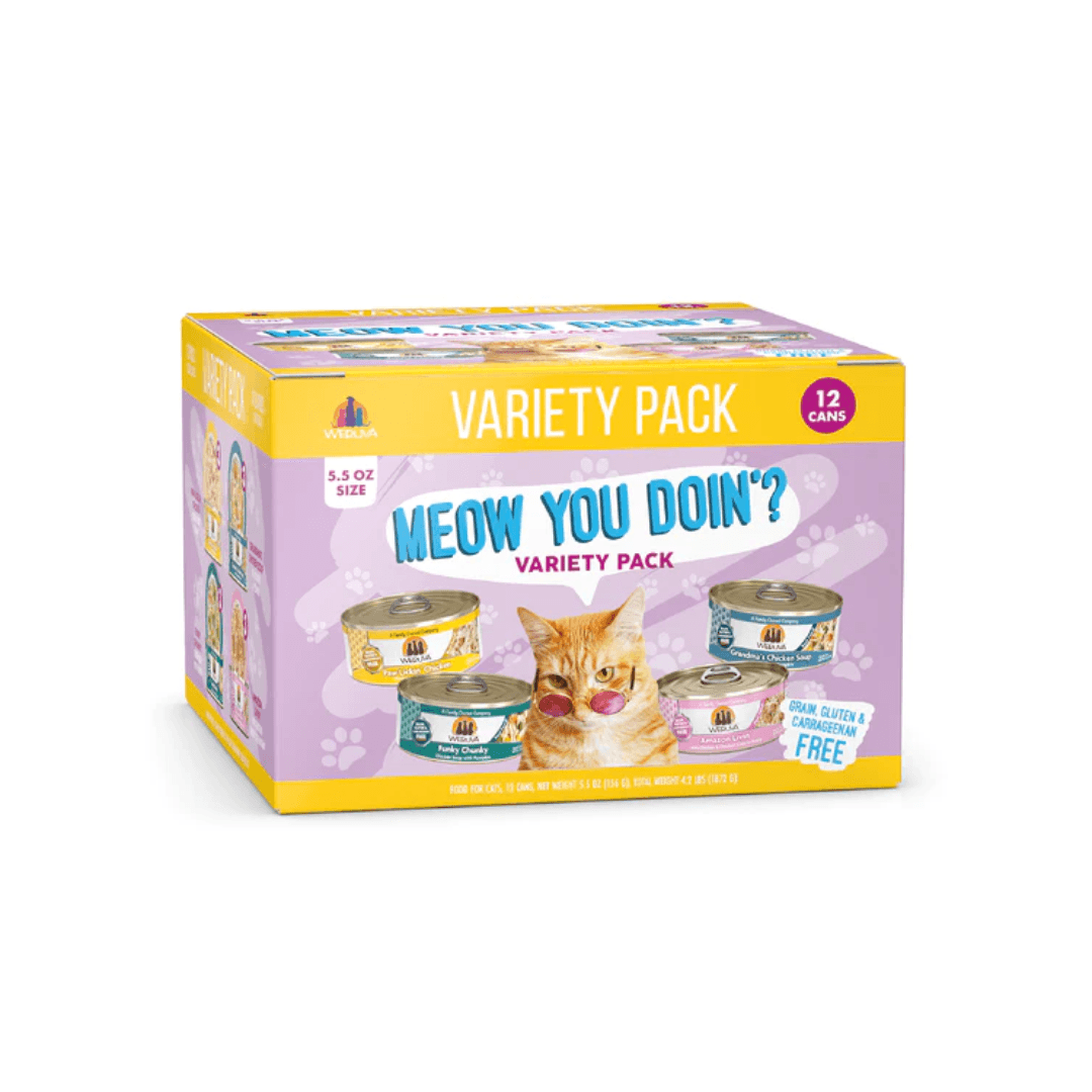 Weruva Meow You Doin' Variety Pack Wet Cat Food - 12 x 5.5 oz
