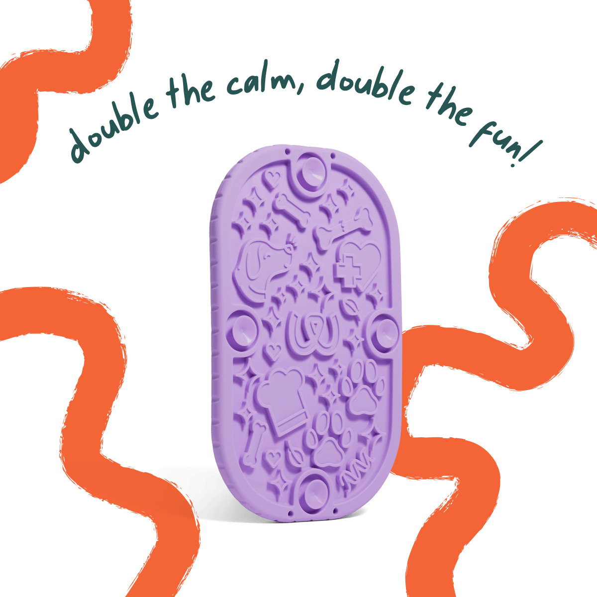 Woof FlipMat Mini - Lavender