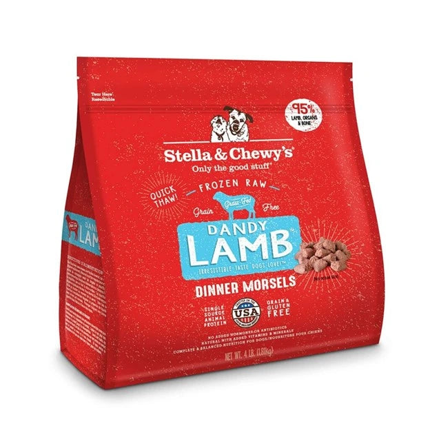 Stella & Chewy's Dandy Lamb Frozen Raw Dinner Morsels - 4 lb