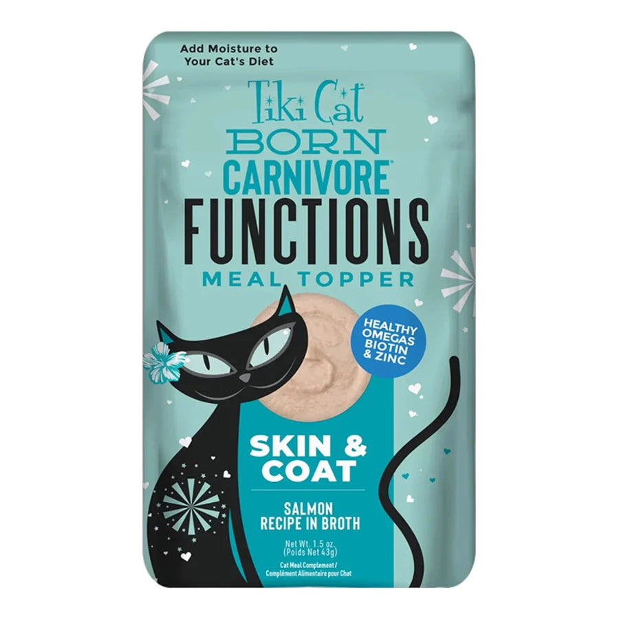 Tiki Cat Born Carnivore Skin & Coat Functional Topper - 1.5 oz
