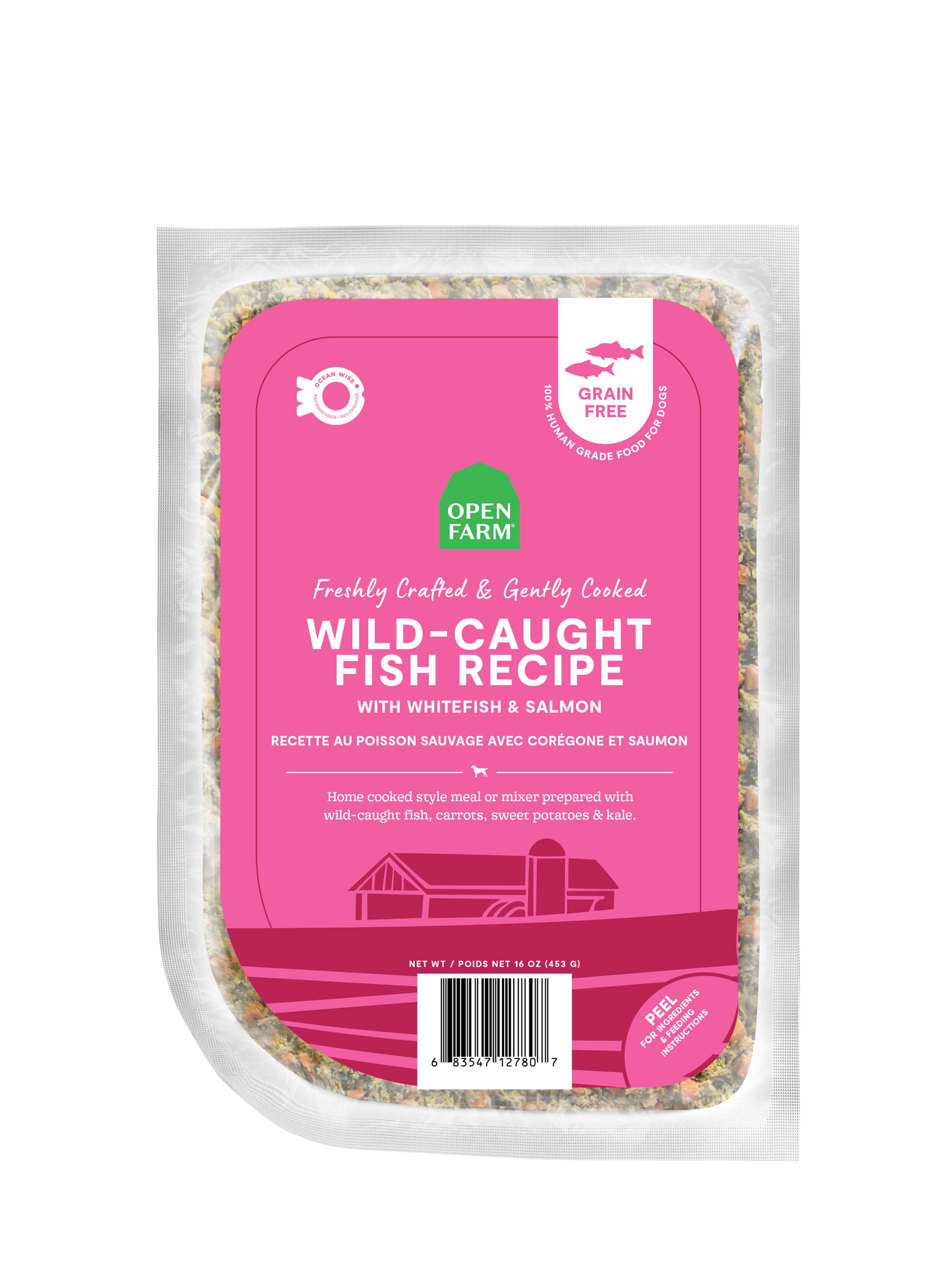 Open Farm Wild-Caught Fish Grain-Free Gently Cooked Dog Food - 16 oz