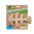 Benebone Green Fishbone Jack Salmon Flavor Dog Chew - Large