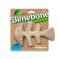 Benebone Green Fishbone Jack Salmon Flavor Dog Chew - Medium