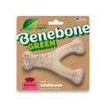 Benebone Green Wishbone Bacon Flavor Dog Chew - Small