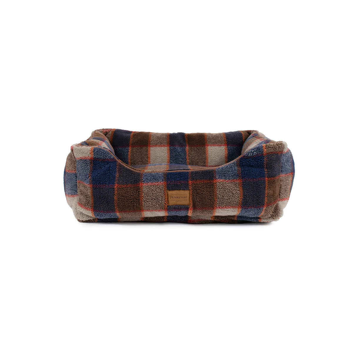 Pendleton Mountain Plaid Berber Kuddler Dog Bed