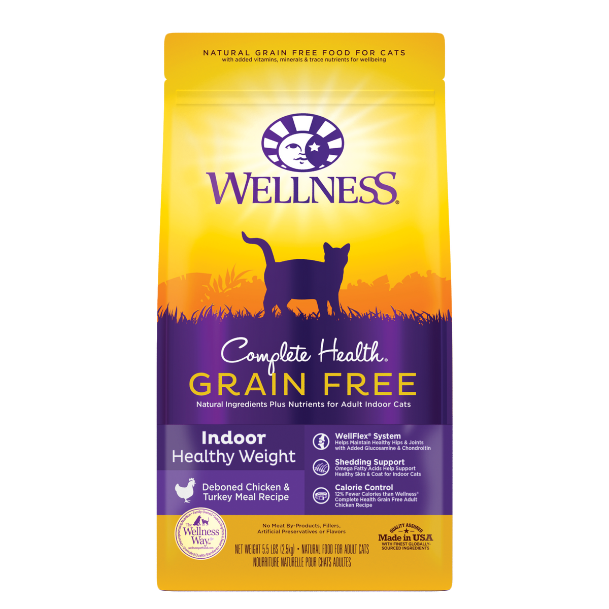 Wellness Complete Health Grain-Free Indoor Healthy Weight Chicken Dry Cat Food - 5.5 lb