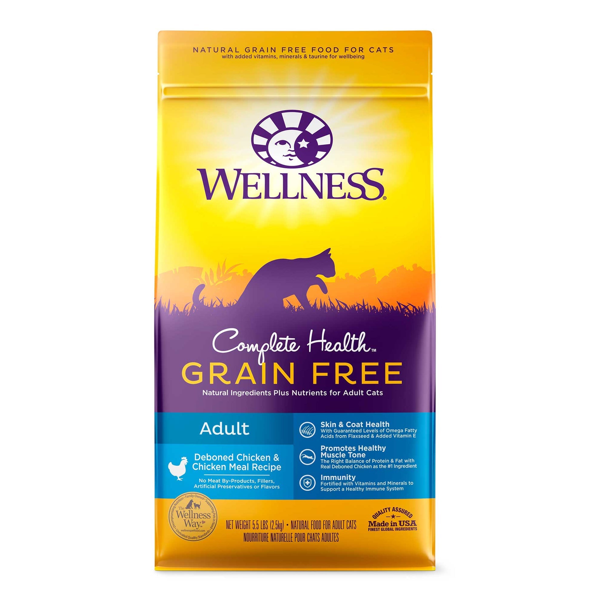 Wellness Complete Health Grain-Free Adult Chicken Dry Cat Food - 5.5 lb