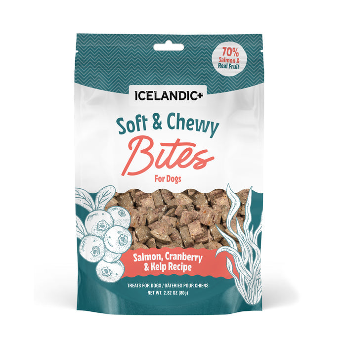 Salmon, Cranberry & Kelp Recipe Soft & Chewy Bites for Dogs