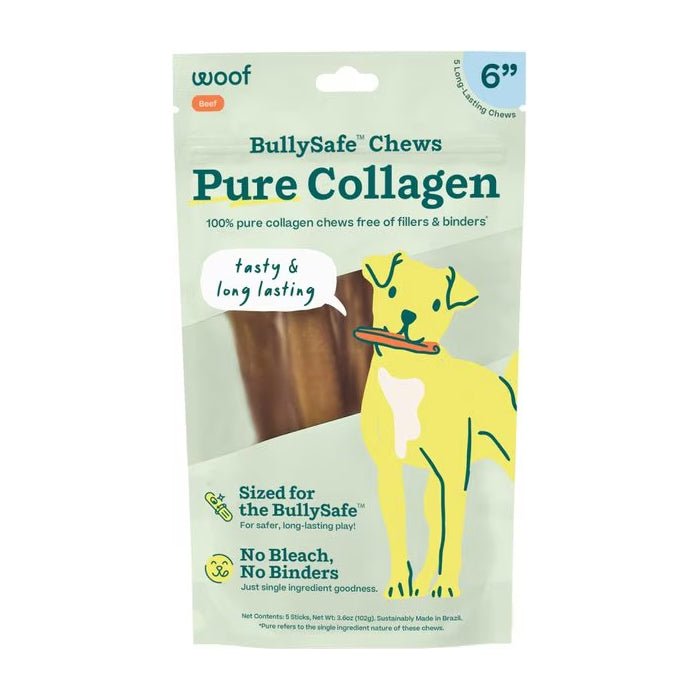 Woof BullySafe Chews - 6-inch 5-Pack