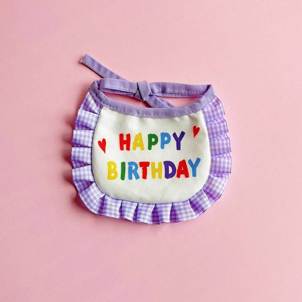 Mokka - Birthday Lettered Pet Party Bib and Hat