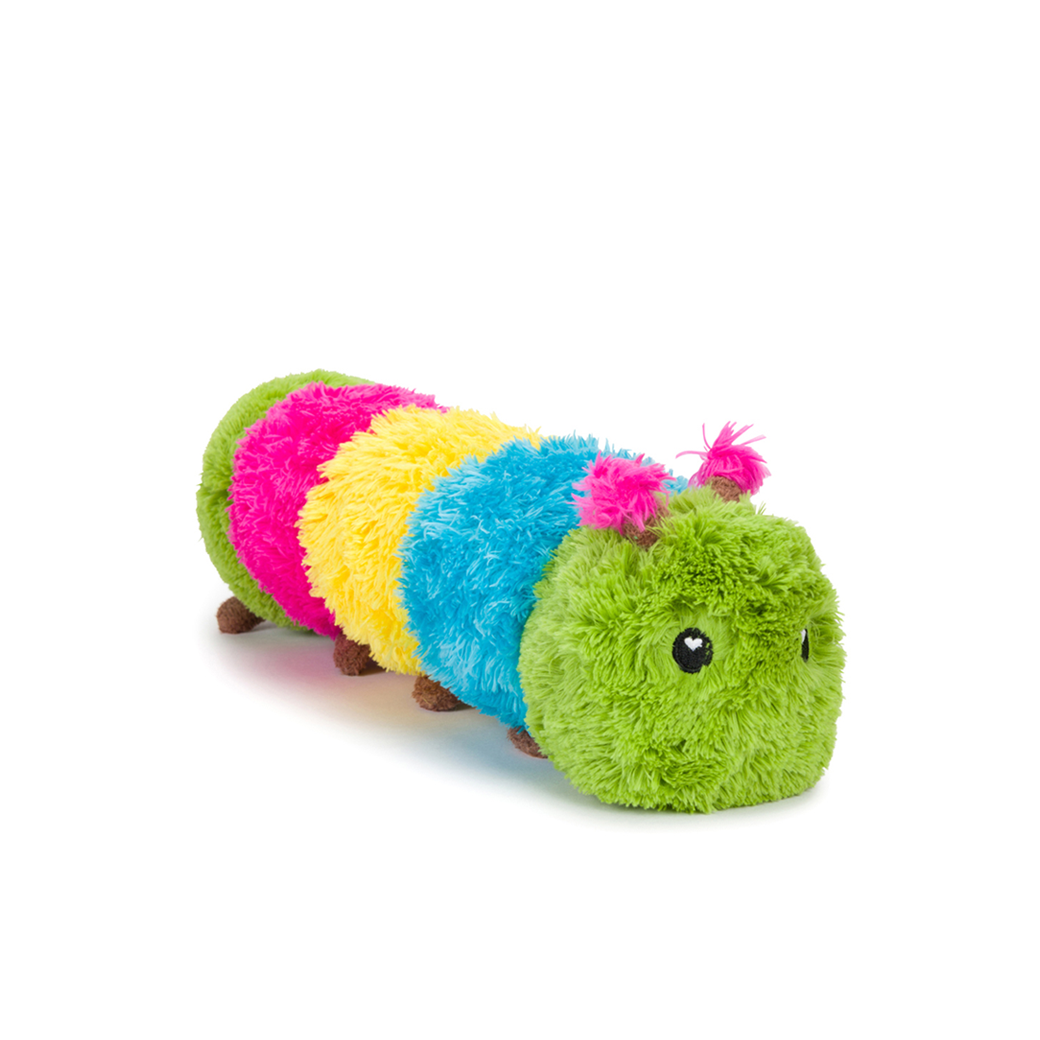 FabDog Fluffy Caterpillar Plush Dog Toy - 15IN