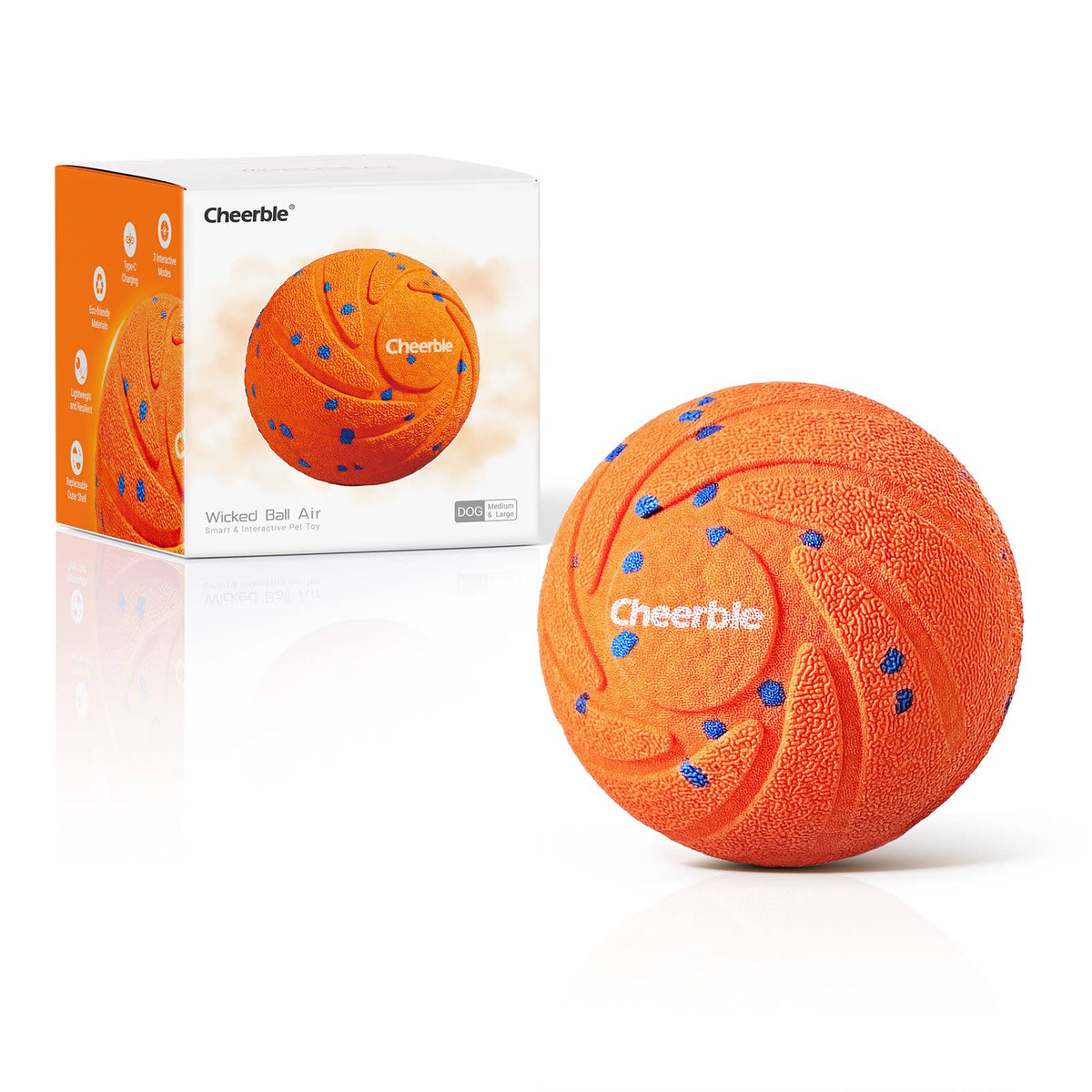 Cheerble Wicked Ball Air Automatic Fetch Dog Toy
