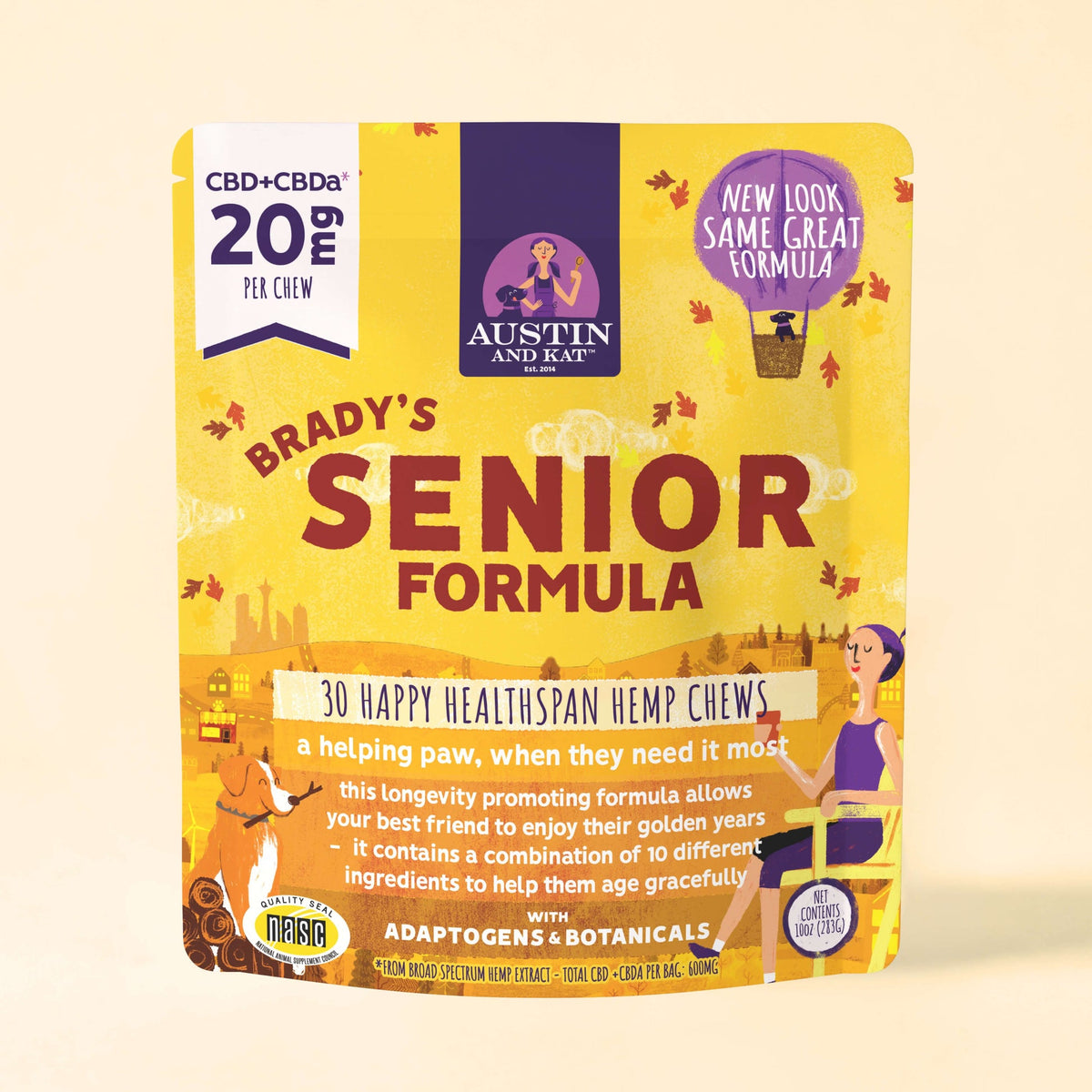 Brady's Senior Blend Chew - 10 Chews