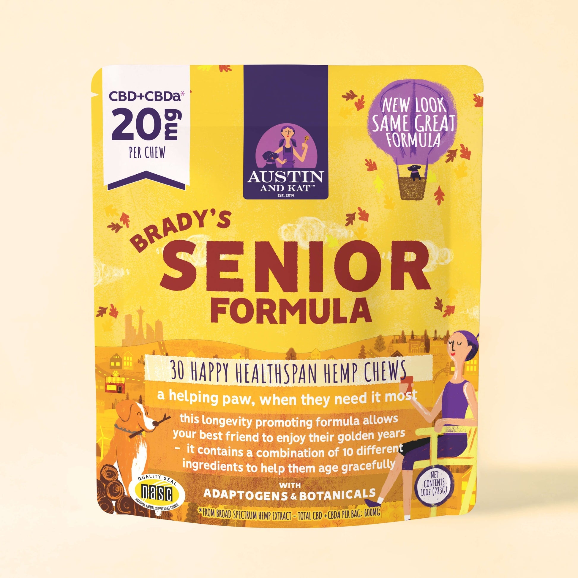 Brady's Senior Blend Chew - 10 oz / 30 Chews