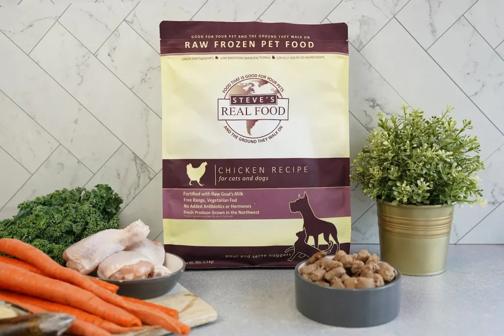 Steve's Real Food Frozen Raw Chicken Nuggets - 5LB