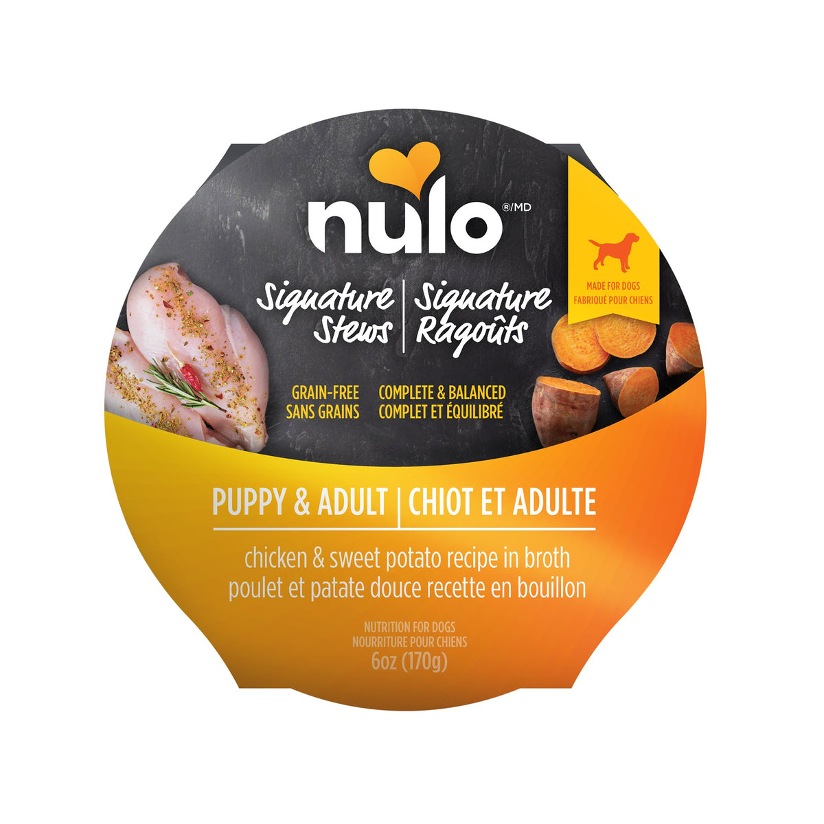 Nulo Chicken & Sweet Potato Stew Wet Dog Food - 6 oz