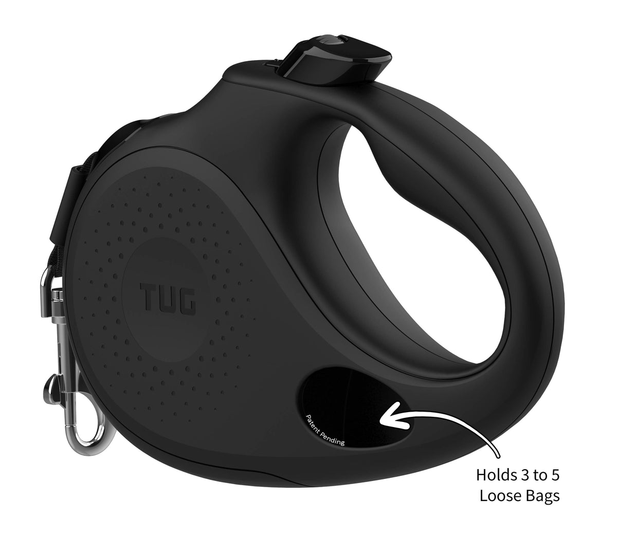 TUG Retractable Dog Leash with Integrated Dispenser