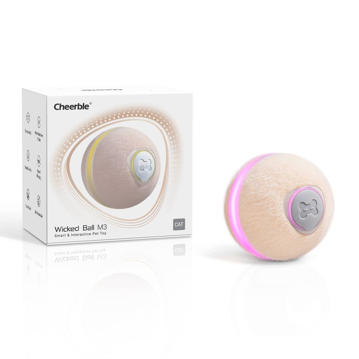 Cheerble Wicked Ball M3 Automatic Ball & Interactive Cat Toy