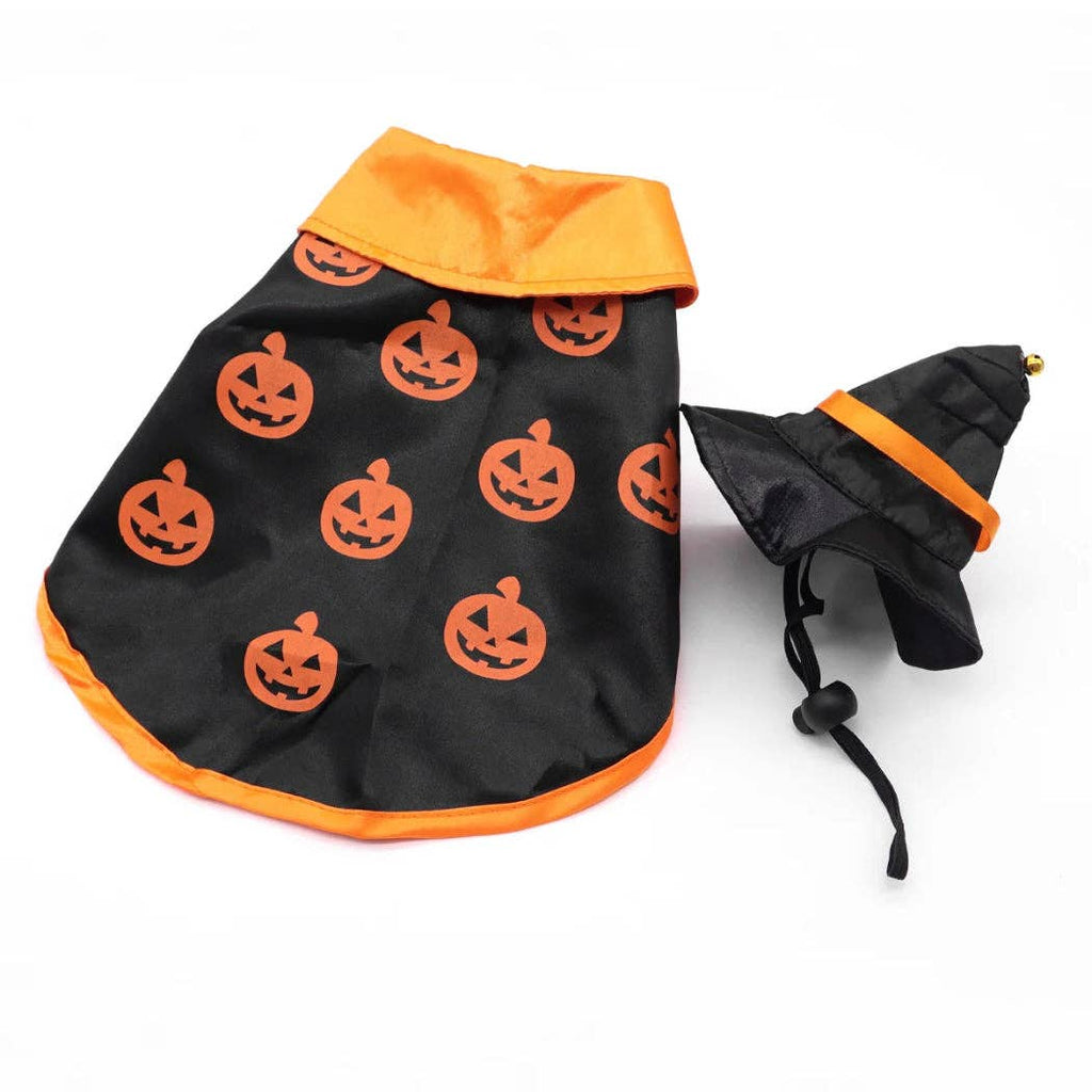 Ozzie - Pumpkin Witch Hat Halloween Pet Costume