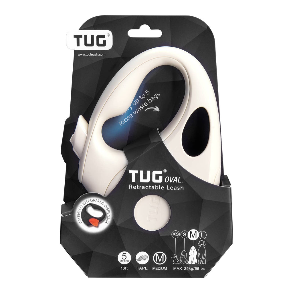 TUG Retractable Dog Leash with Integrated Dispenser