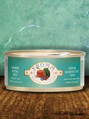 Fromm Four-Star Salmon & Tuna Pâté Wet Cat Food - 3 oz