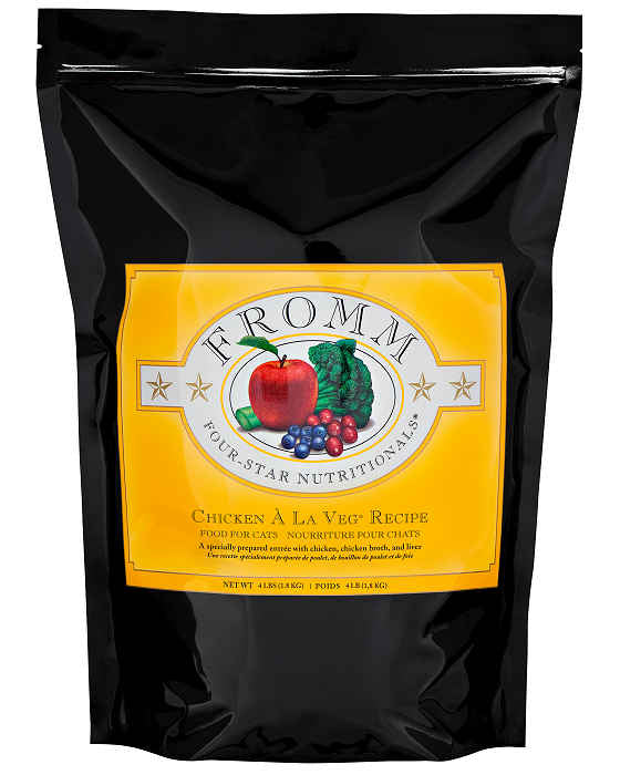 Fromm Four-Star Chicken À La Veg Dry Cat Food - 4 lb