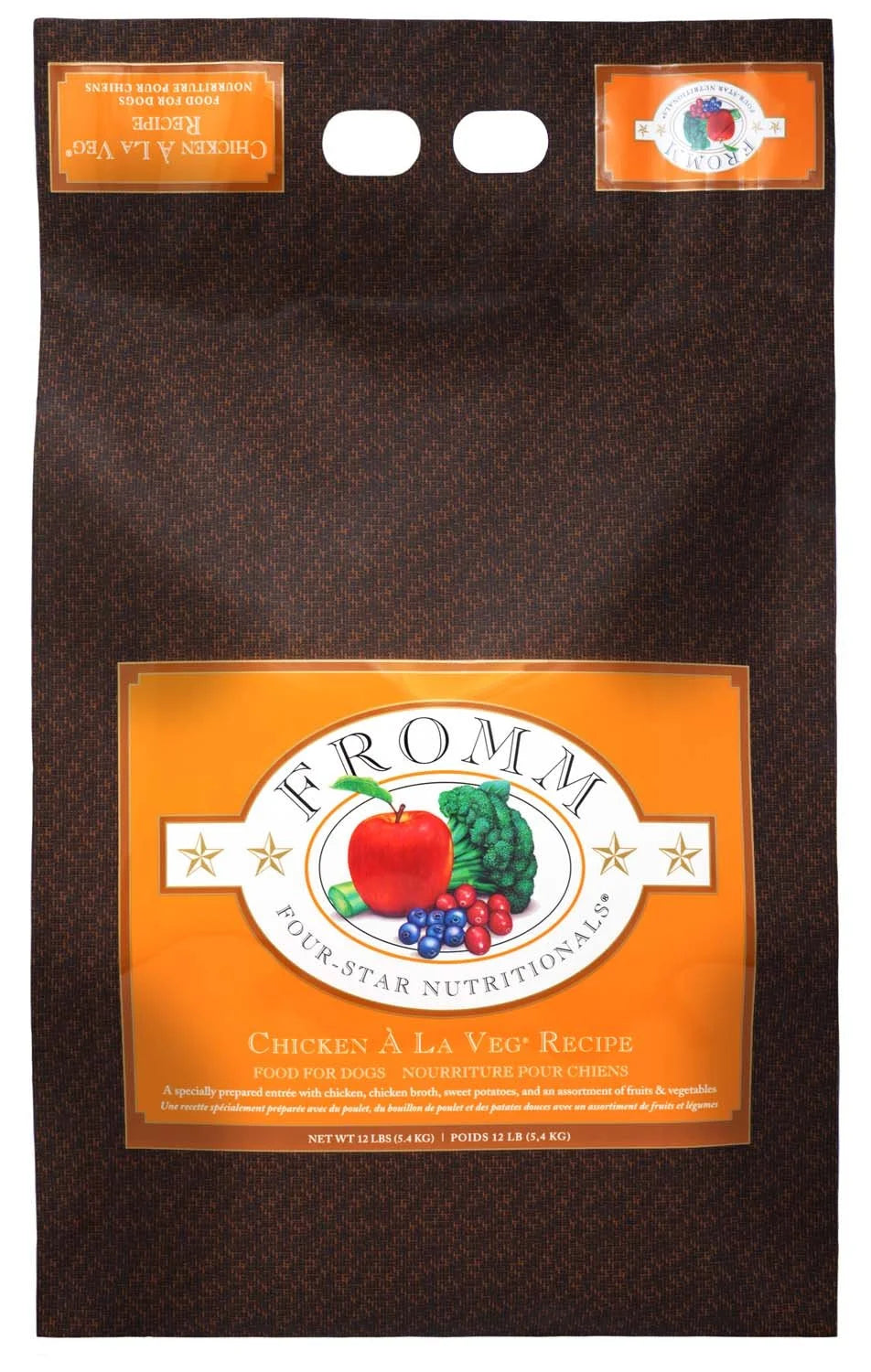 Fromm Four-Star Chicken À La Veg Recipe Dry Dog Food - 12 lb