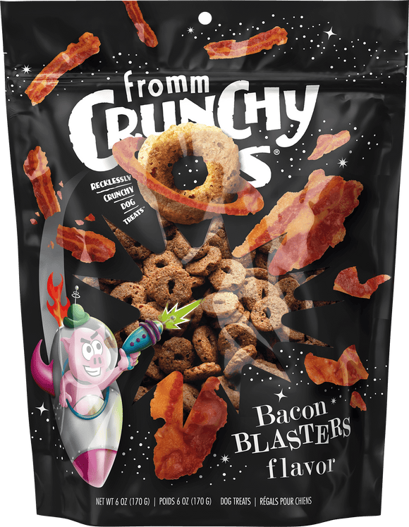 Fromm Crunchy O's Bacon Blasters Dog Treats - 6 oz