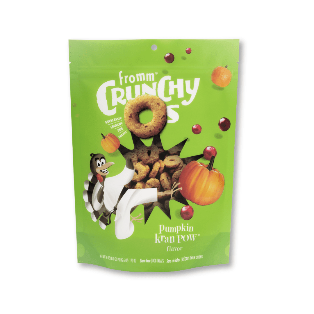 Fromm Crunchy O's Pumpkin Kran POW Dog Treats - 6 oz