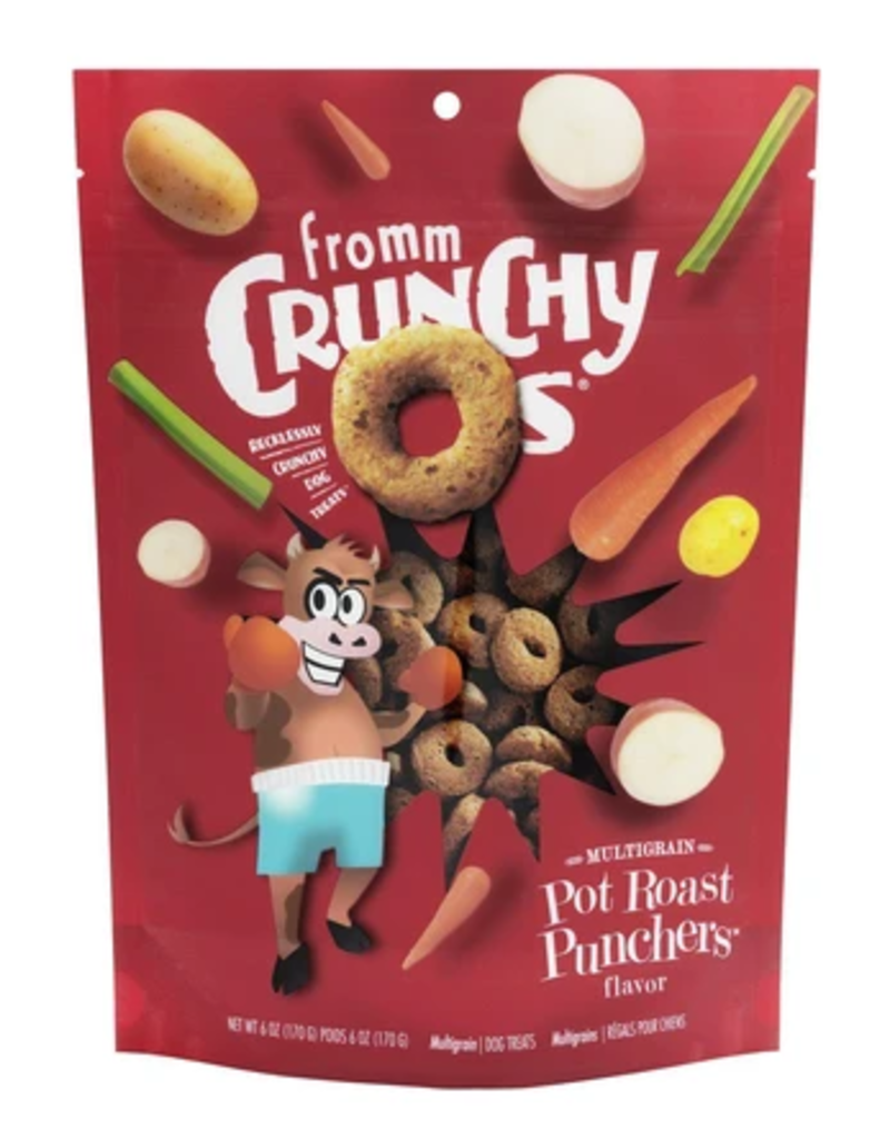 Fromm Crunchy O's Pot Roast Punchers Dog Treats - 6 oz