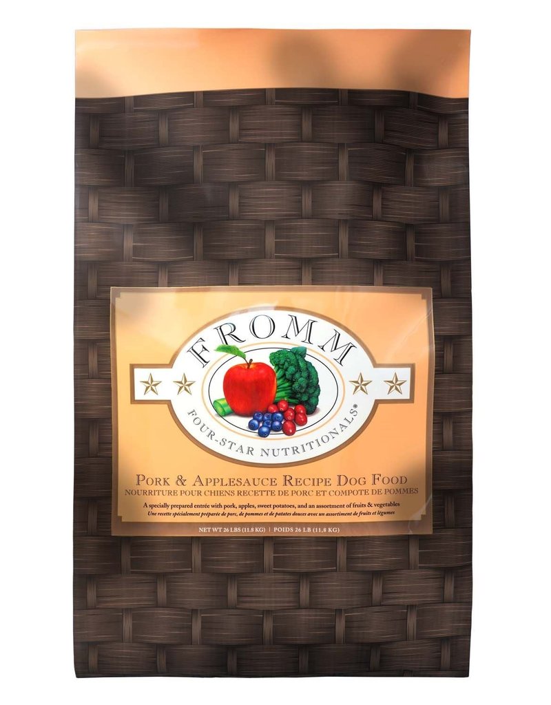 Fromm Four-Star Pork & Applesauce Recipe Dry Dog Food - 26 lb