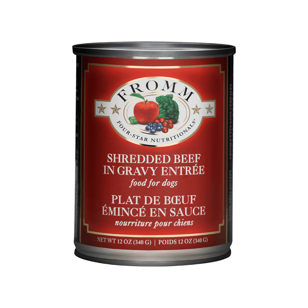Fromm Four-Star Shredded Beef in Gravy Wet Dog Food - 12 oz