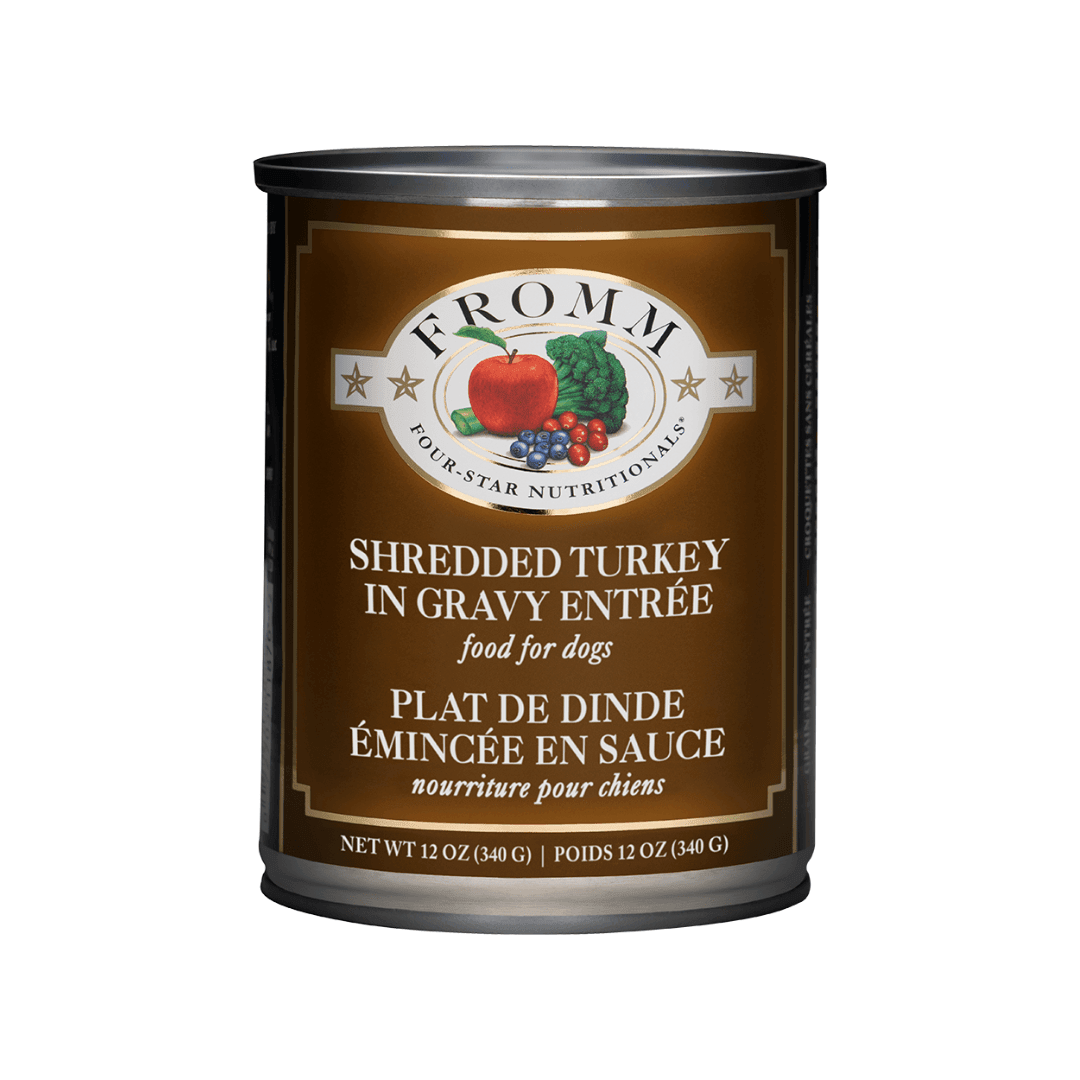 Fromm Four-Star Shredded Turkey in Gravy Wet Dog Food - 12 oz