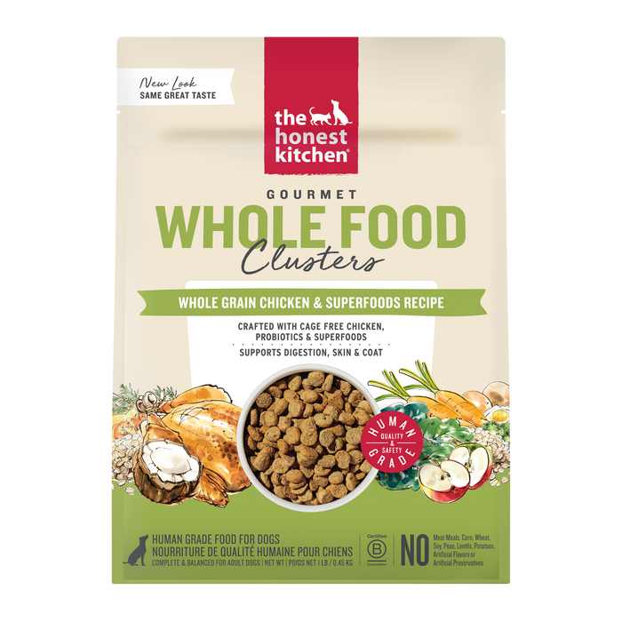 The Honest Kitchen Whole Grain Chicken Whole Food Clusters 1 lb