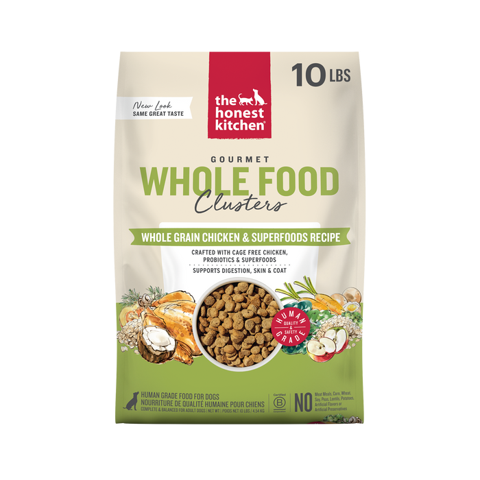 The Honest Kitchen Whole Grain Chicken Whole Food Clusters 10 lb