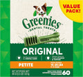 GREENIES Original Petite Dental Dog Treats Value Pack - 36 oz / 60 ct